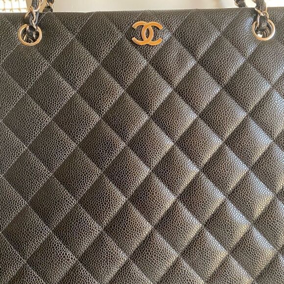 EUC Vintage CHANEL Black Bag with Silver Hardware - Picture 13 of 15